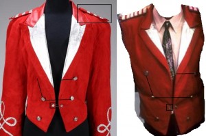 MICHAEL JACKSON RED SUEDE JACKET5